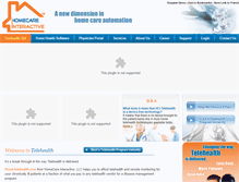 Tablet Screenshot of homecareinteractive.net